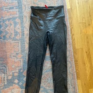 Spanx leather leggings
